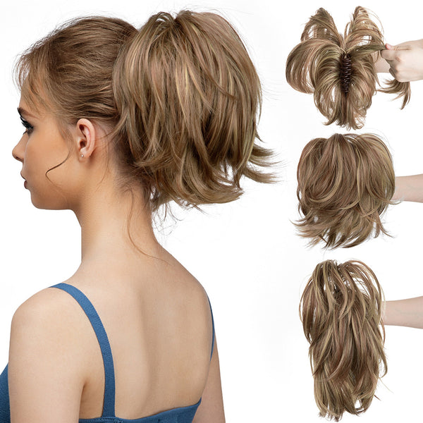 Grande™ Synthetische Haarverlängerungen Pferdeschwanz Krallenclip