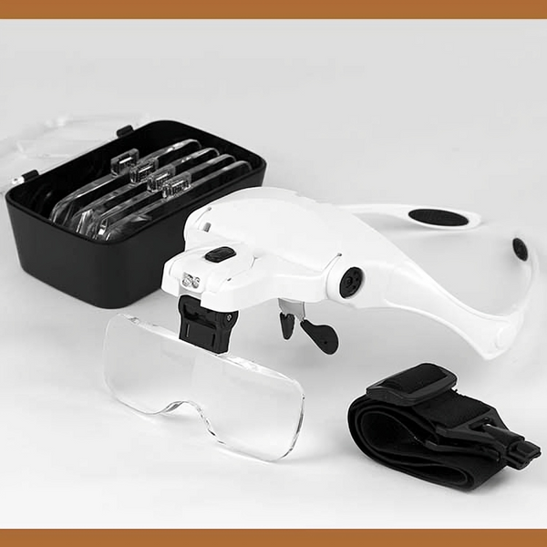 FocusLens™ | Lupenstirnband mit LED-Licht