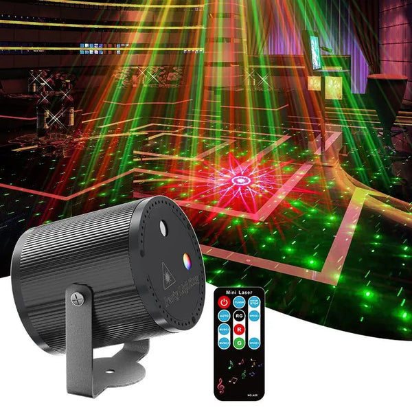LumoVibe™ LED-Laser-Partylicht | Dynamische Lichteffekte für jede Feier