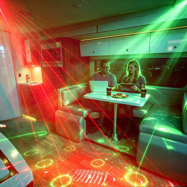 LumoVibe™ LED-Laser-Partylicht | Dynamische Lichteffekte für jede Feier