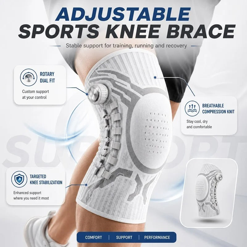 Knevia™ Kniebandage – Patella-Stabilisierung, Kompression & Schmerzlinderung