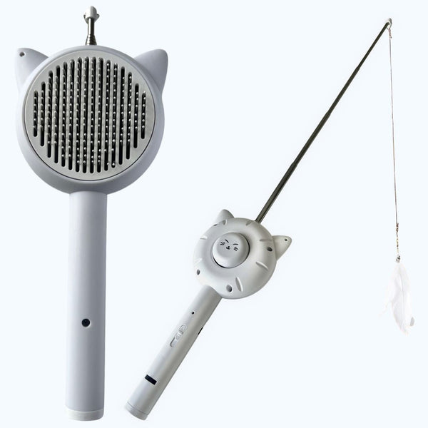 ProGroom™ - 5-in-1 Katzenbürste für Pflege und Fellentfernung