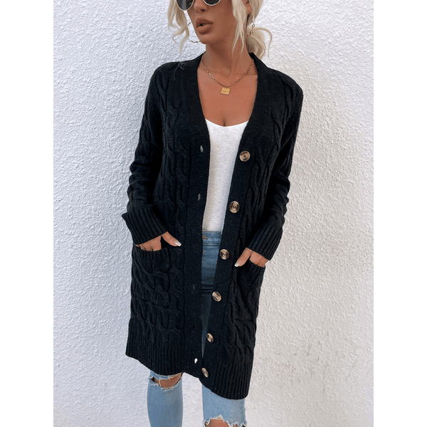 Molley™ | Lange Strickjacke