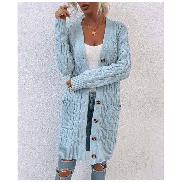 Molley™ | Lange Strickjacke
