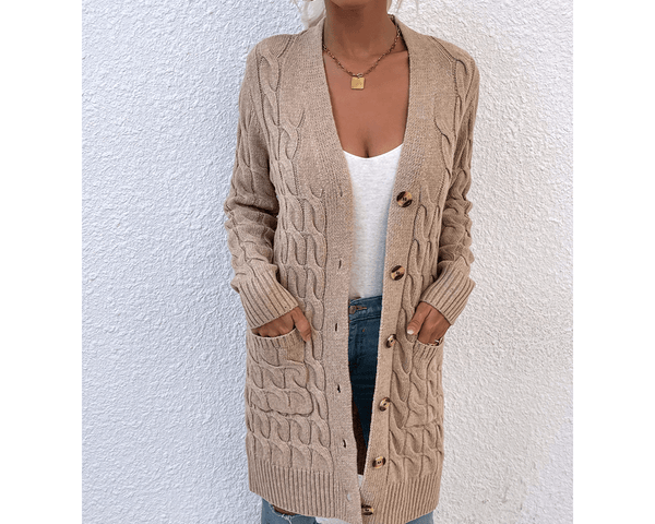 Molley™ | Lange Strickjacke