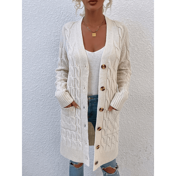 Molley™ | Lange Strickjacke