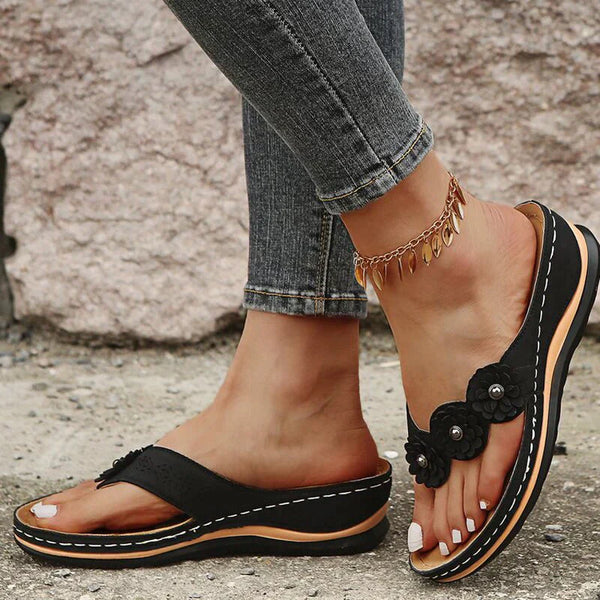 Lena Luxe™ | Bequeme orthopädische Sandalen