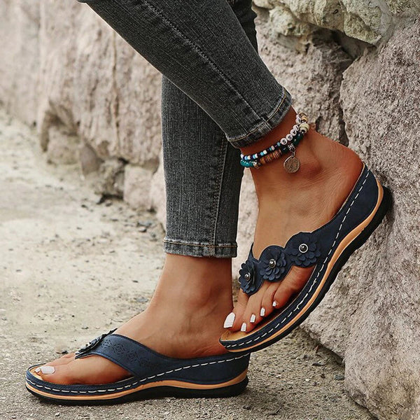 Lena Luxe™ | Bequeme orthopädische Sandalen