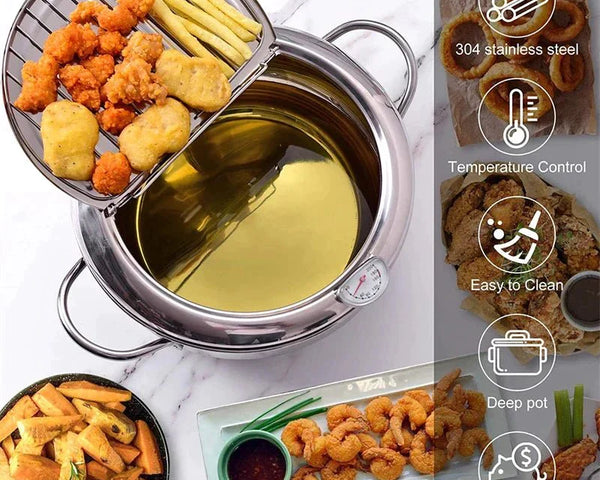 ChefsChoice - Meisterfritteuse mit Thermometer [Letzter Tag Rabatt]