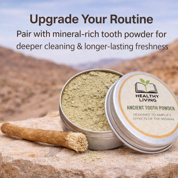 MiswaPure™ Natürliche Miswak-Zahnbürste – Zähne aufhellen, Plaque entfernen & Zahnfleisch stärken