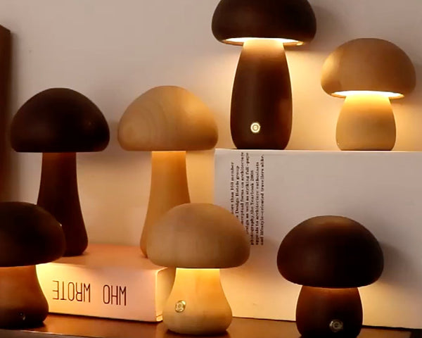 MushGlow™ | Wärme und Atmosphäre in einem schönen Holzdesign.