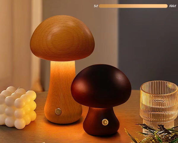 MushGlow™ | Wärme und Atmosphäre in einem schönen Holzdesign.