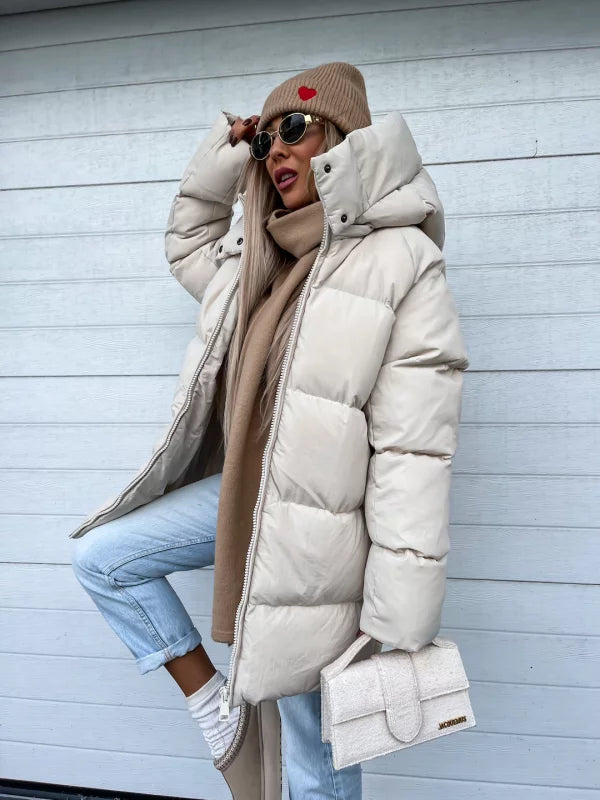 Gloria™ | Stilvolle Pufferjacke mit Kapuze