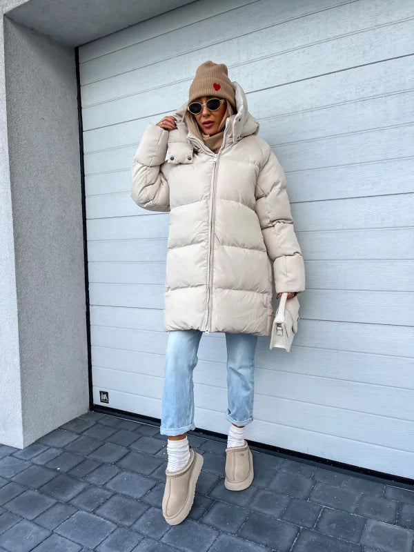 Gloria™ | Stilvolle Pufferjacke mit Kapuze