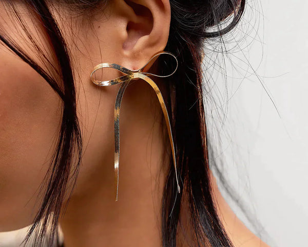 Gisselle™ Elegante Kette Schleife Ohrring