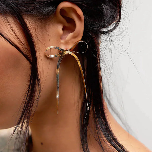 Gisselle™ Elegante Kette Schleife Ohrring