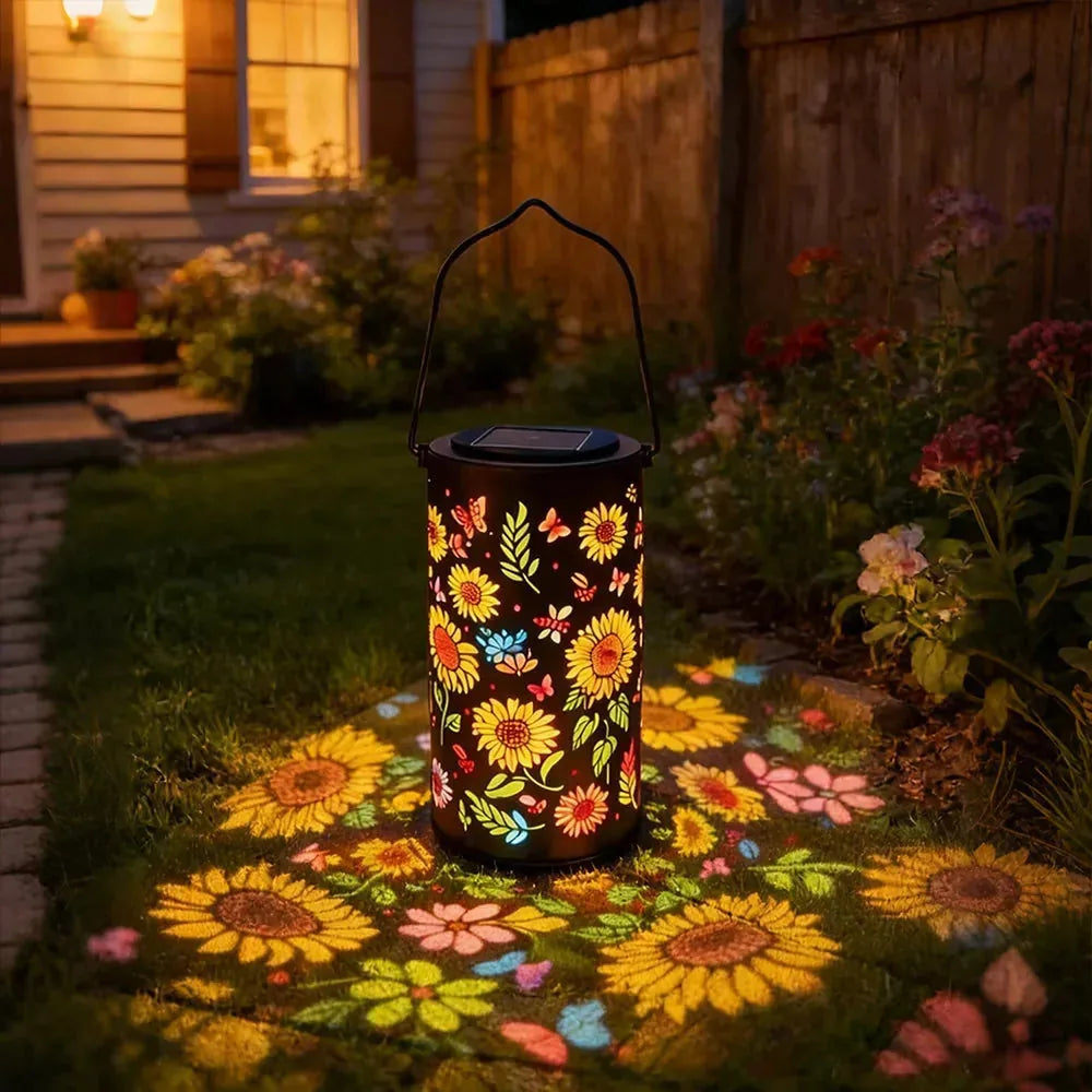 SolarBlume™ Solar-Gartenlaterne – Bunte Blütenlichter für magische Abende