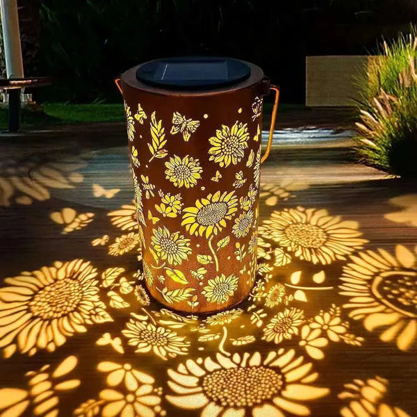 SolarBlume™ Solar-Gartenlaterne – Bunte Blütenlichter für magische Abende