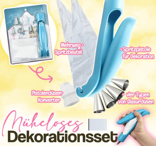 50% RABATT | CakeArt™ – Tortendekorationsstift und Spitzen-Set [Letzter Tag Rabatt]