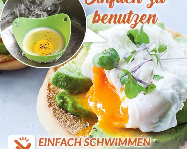 2+2 GRATIS | EasyPoach - Einfach Silikon-Eierpochierer [Letzter Tag Rabatt]