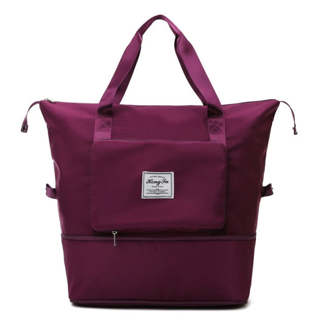 TravelEase™ | Große faltbare wasserdichte Reisetasche mit extra Stauraum