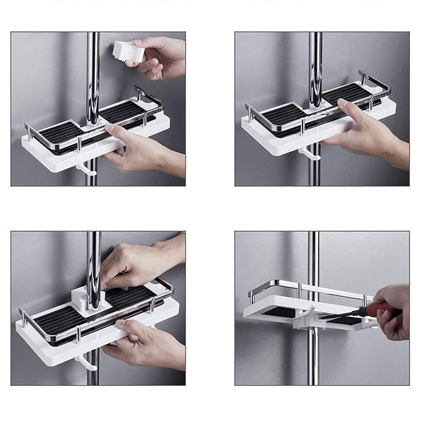 50% RABATT | ShowerCaddy - Badstangenhalter für die Dusche [Letzter Tag Rabatt]