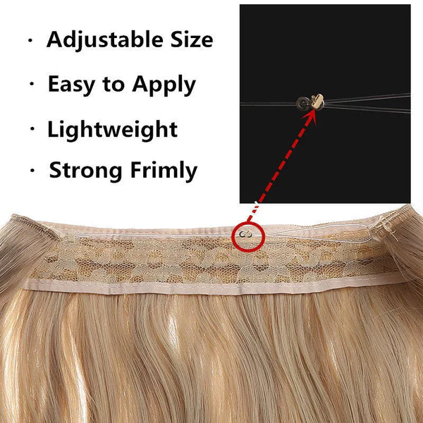 SeidigeSträhnen™ Natürliche Glam Transformation Haarverlängerungen