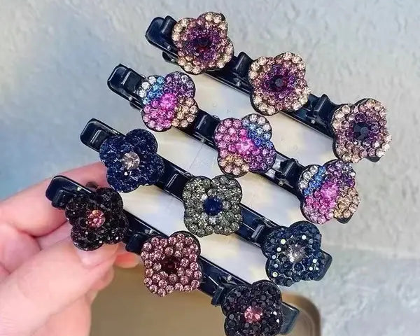 Crystala™ Glitzernde Kristall-Haarspangen (4stk) | 50% Rabatt