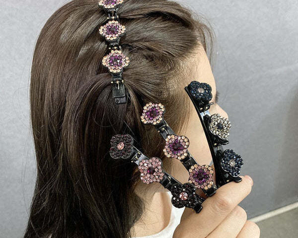 Crystala™ Glitzernde Kristall-Haarspangen (4stk) | 50% Rabatt