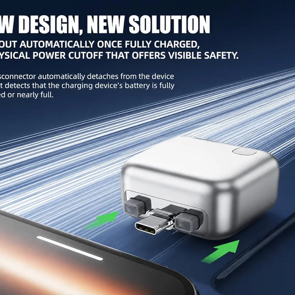 Voltiva™ USB-C Auto-Ladeadapter | 140W Schnellladen & intelligenter Ladeschutz