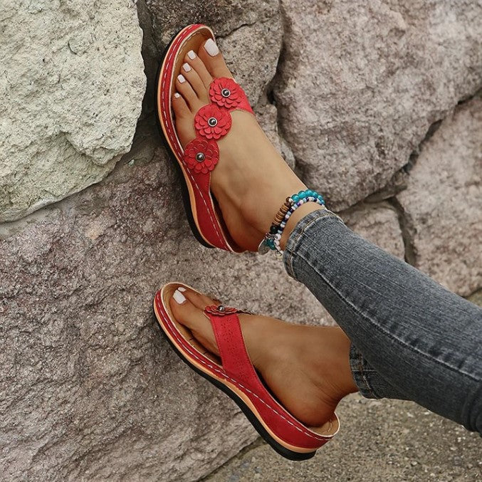 Lena Luxe™ | Bequeme orthopädische Sandalen