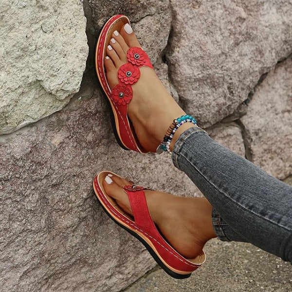 Lena Luxe™ | Bequeme orthopädische Sandalen