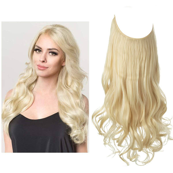 Slimpse® I Secret Hair Unsichtbare Halo-Haarverlängerung
