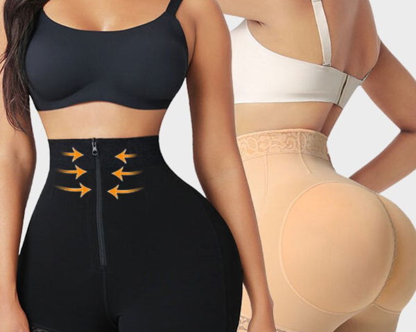 Zani's | Hoch taillierte formende Shorts
