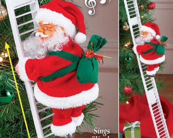 Santa™ | Weihnachtsmann, der Leiterkletterer