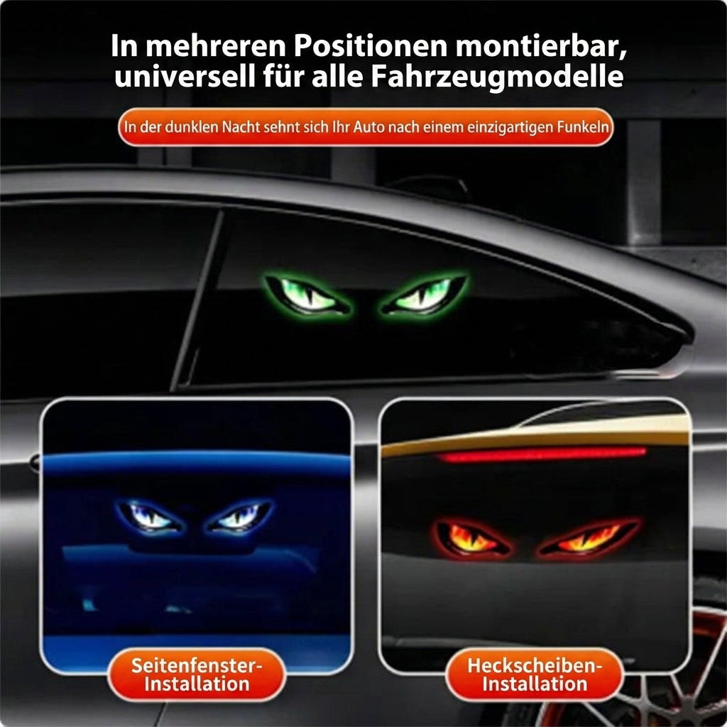 DevilLume™ Auto-Lichtdekor | Markanter Devil-Eye-Look ohne feste Verkabelung