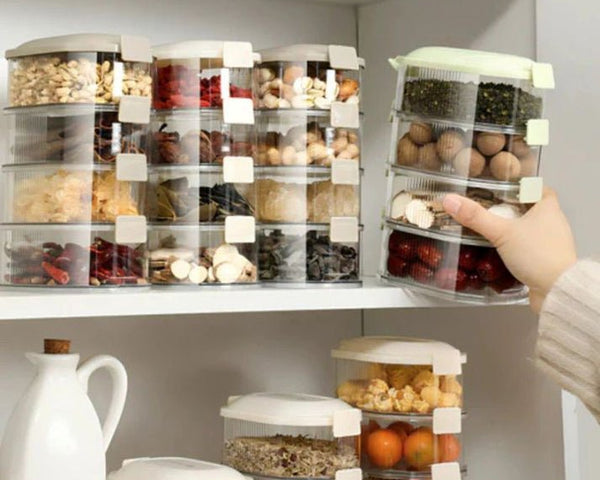 2+3 GRATIS | SpiceTower - Stapelbare Multi-Layer Gewürzbox