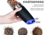 50% RABATT | SpiceGlide - Automatische elektrische Salz- und Pfeffermühle mit Schwerkraftsensor
