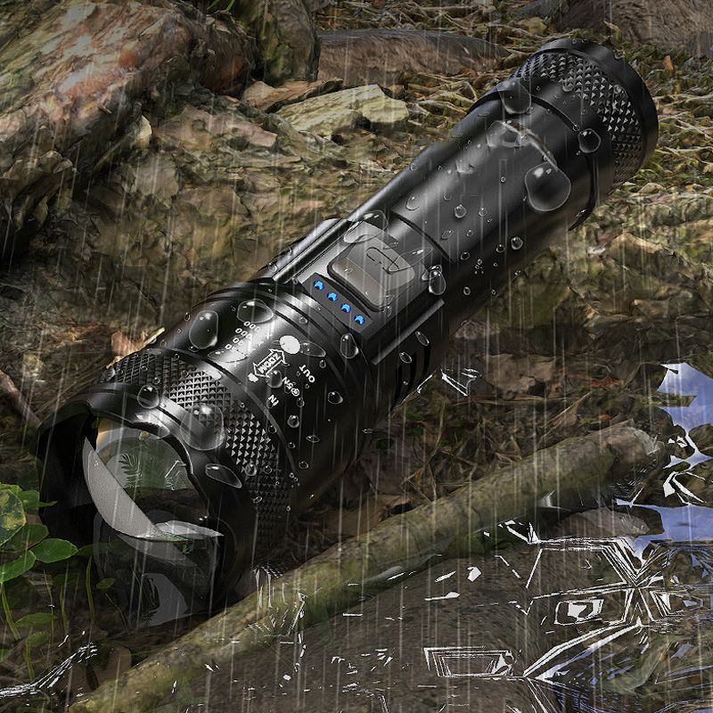 Superstarke Zoom-Taschenlampe – extrem hell & wasserdicht – perfekt für Outdoor & Notfall!