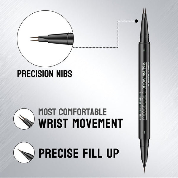 1+1 GRATIS | BrowMaster™ | 2-in-1 Flüssiges Augenbrauenstift
