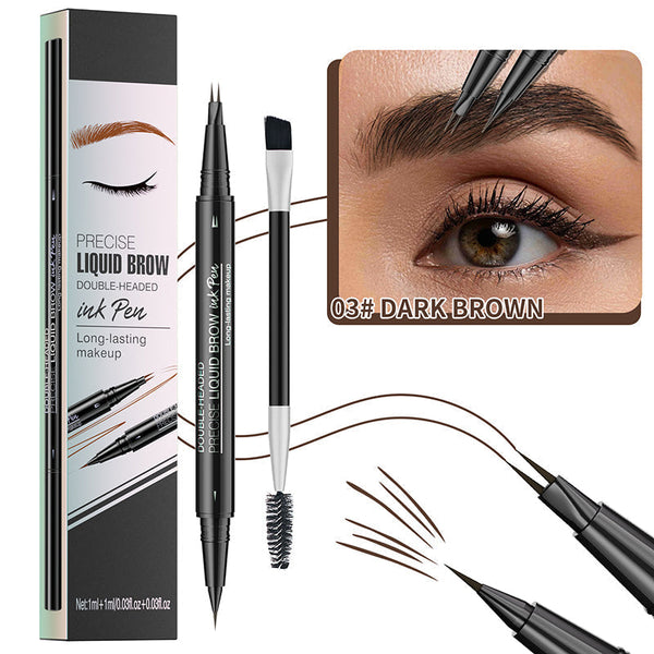 1+1 GRATIS | BrowMaster™ | 2-in-1 Flüssiges Augenbrauenstift