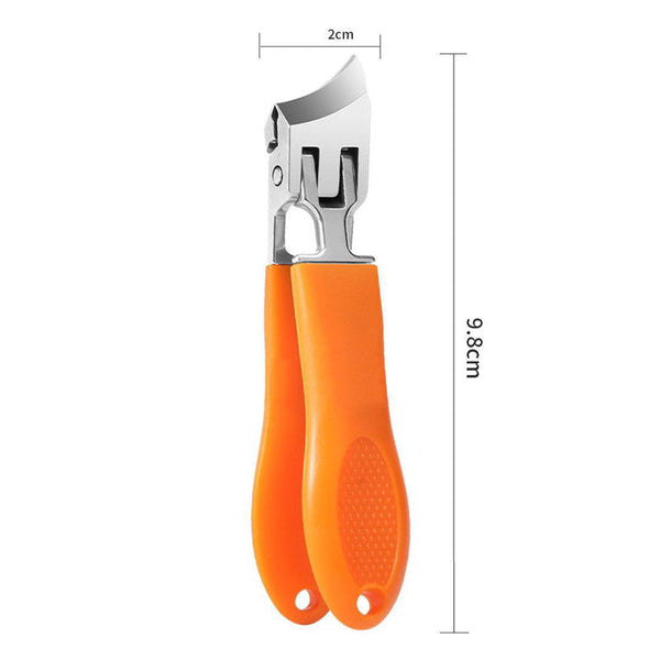 WideTrim - Weit öffnende, spritzwassergeschützte, abgewinkelte Nagelknipser