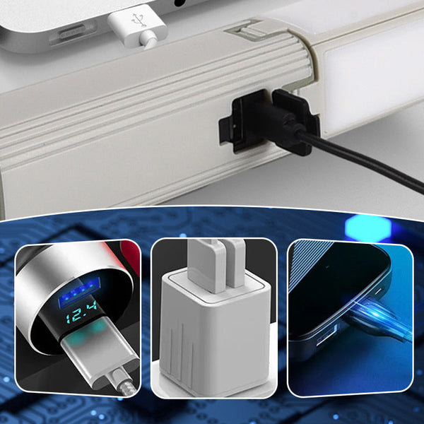 1+1 GRATIS | BendLight - Zusammenklappbare, wiederaufladbare, tragbare USB-Lampe