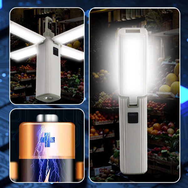 1+1 GRATIS | BendLight - Zusammenklappbare, wiederaufladbare, tragbare USB-Lampe