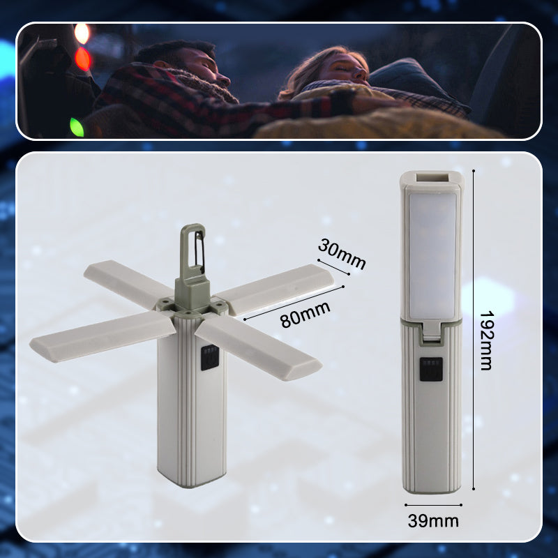 1+1 GRATIS | BendLight - Zusammenklappbare, wiederaufladbare, tragbare USB-Lampe