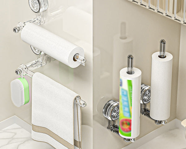 ToiletGrip - Multifunktionaler Vakuum-Saugnapf Toilettenpapierhalter