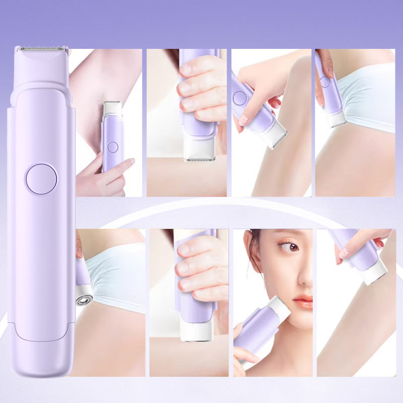Velisse™ Damen-Multifunktionsrasierer mit Doppelkopf – Für Glatte Haut in Minuten