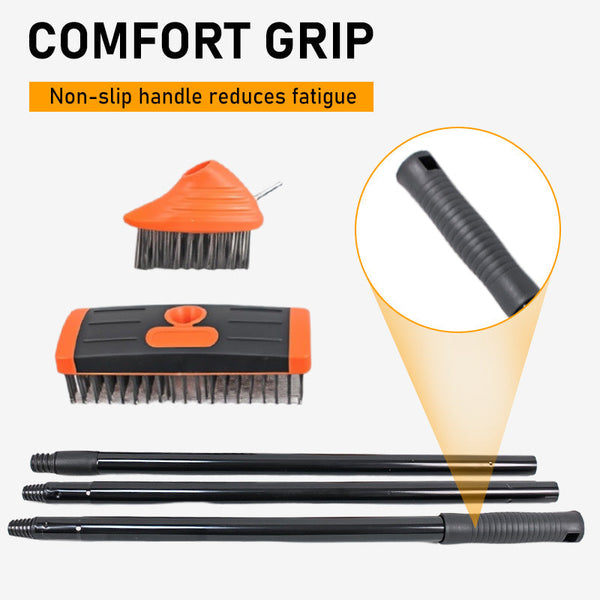 🌿 50% RABATT! 🧹 3-in-1-Drahtbürsten-Set zum Unkrautjäten