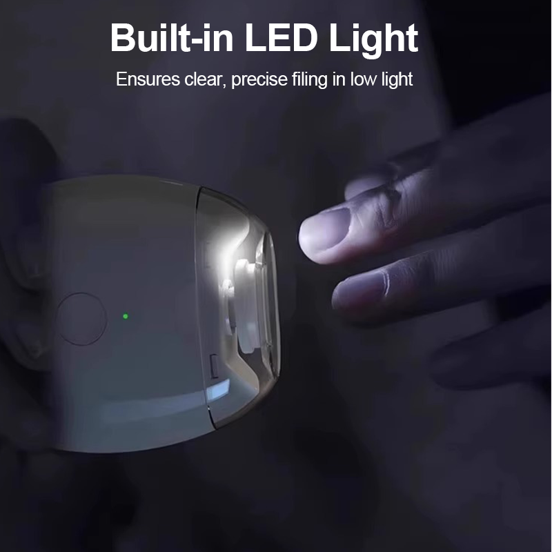 ✨ Elektrischer Nagelfräser mit LED-Licht — 3 einstellbare Geschwindigkeiten 💅✨
