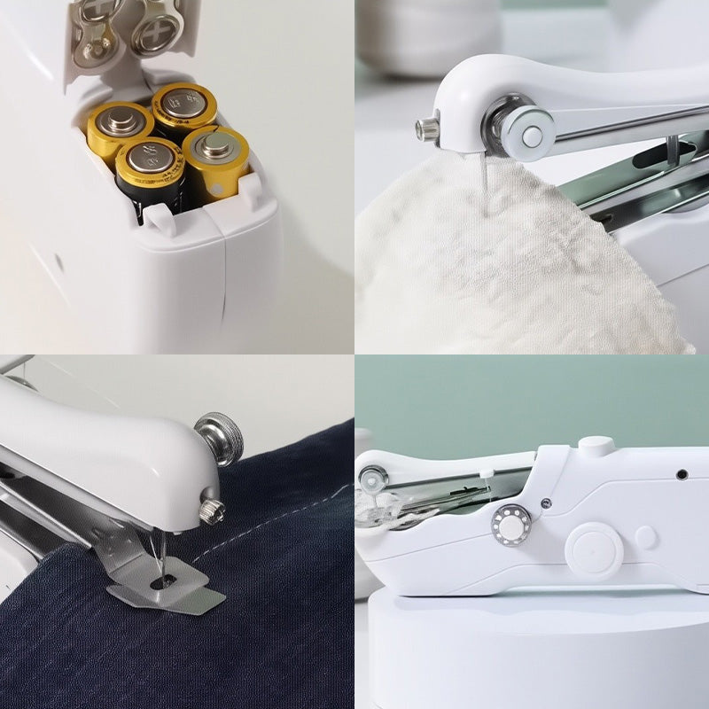 StitchGo™ | Tragbare Mini-Elektro-Nähmaschine mit Zubehörset & 3 Geschwindigkeiten
